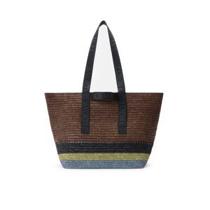 Loewe Men Raffia Fold Shopper